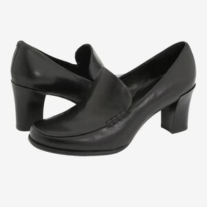 Franco Sarto Nolan Black Leather Pump Size 10.5 M